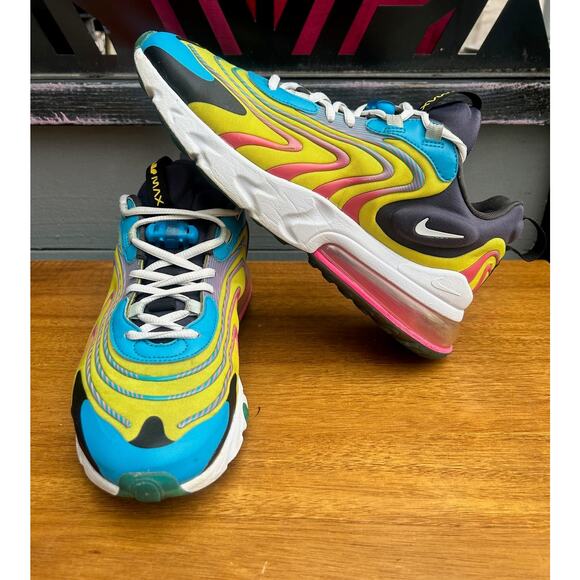 Nike Air Max 270 React ENG Sneakers Mens Size 10 Multi Color CD0113-400 - Picture 6 of 9